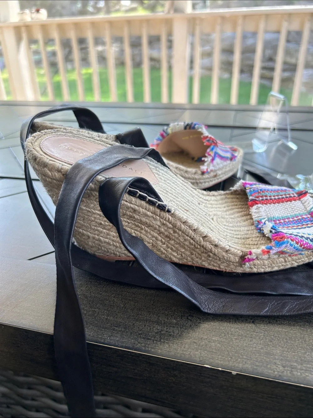 Loeffler Randall woven espadrille
